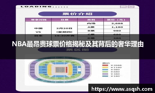 NBA最昂贵球票价格揭秘及其背后的奢华理由
